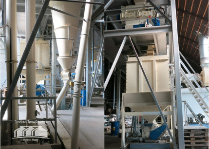 Линия гранулирования (комбикормовый цех) 10 т/ч